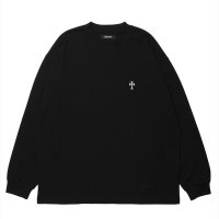 ROTTWEILER/R9 CROSS LS TEE（BLACK）［オリジナル長袖T-24秋冬］