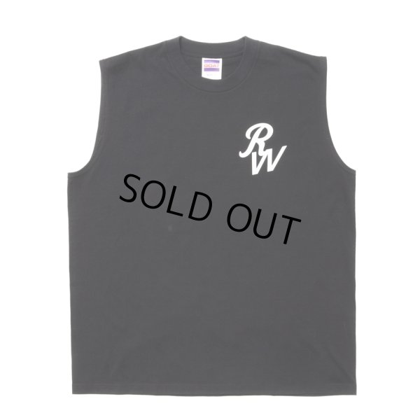 画像1: ROTTWEILER/R.W NO SLEEVE TEE（BLACK） 【30%OFF】［ノースリーブT-24春夏］