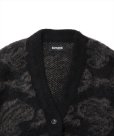 画像3: ROTTWEILER/R9 MOHAIR CARDIGAN（BLACK）［モヘアカーディガン-24秋冬］ (3)