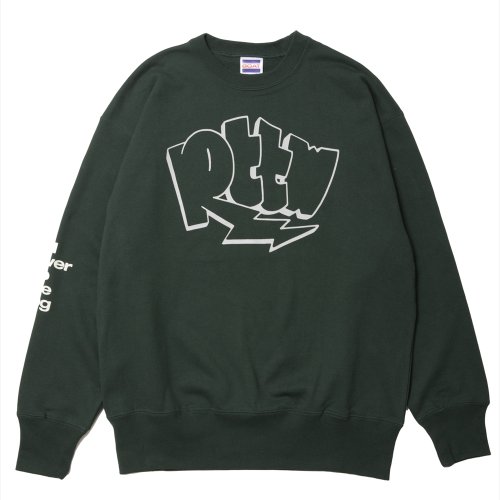 他の写真1: ROTTWEILER/GRAFFITI SWEATER（GREEN）［クルーネックスウェット-24秋冬］