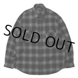 ROTTWEILER/R9 NEL CHECK SHIRT（BLACK）［ネルチェックシャツ-24秋冬］