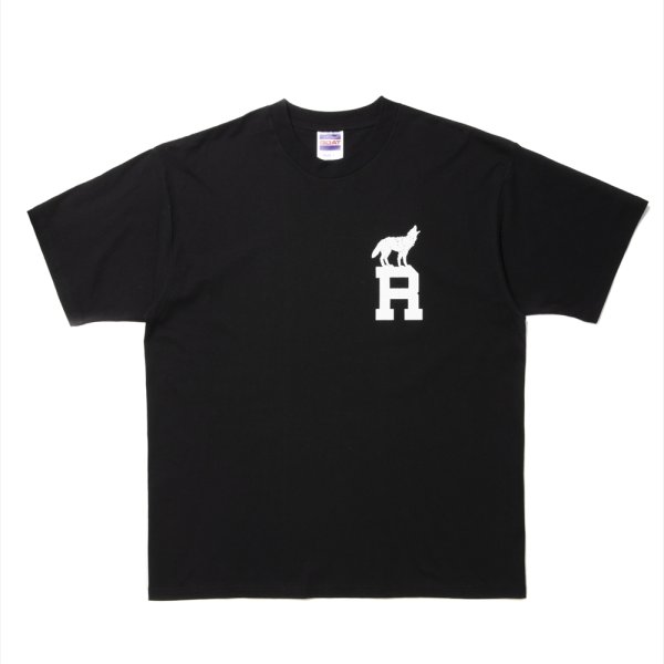 画像1: ROTTWEILER/DOG LOGO TEE（BLACK）［プリントT-24秋冬］