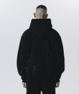 画像6: ROTTWEILER/RW PAINTED PARKA（BLACK）［ペイント加工パーカー-24秋冬］