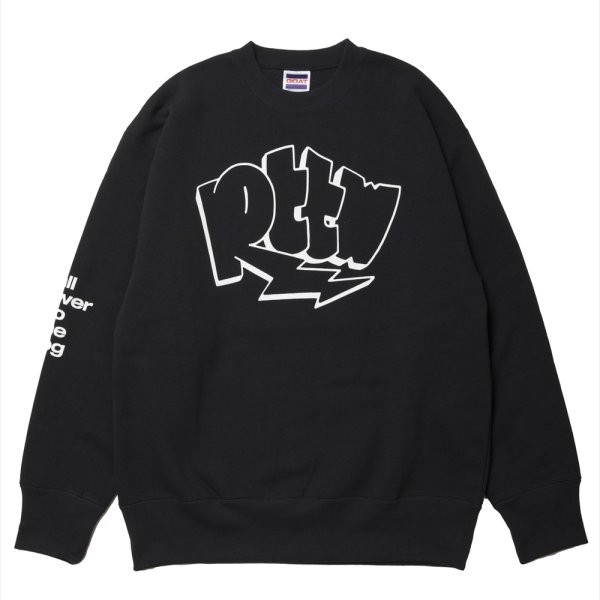 画像1: ROTTWEILER/GRAFFITI SWEATER（CHARCOAL）［クルーネックスウェット-24秋冬］