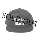 WACKO MARIA/MESH CAP（BLACK/BLACK）［メッシュキャップ-24春夏］