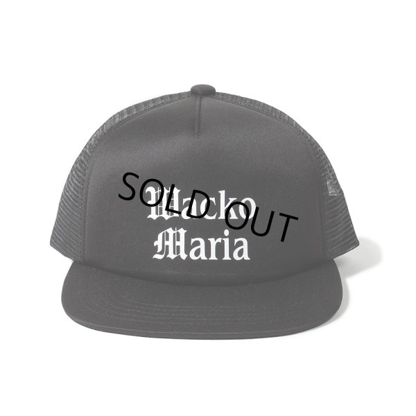 画像1: WACKO MARIA/MESH CAP（BLACK/BLACK）［メッシュキャップ-24春夏］