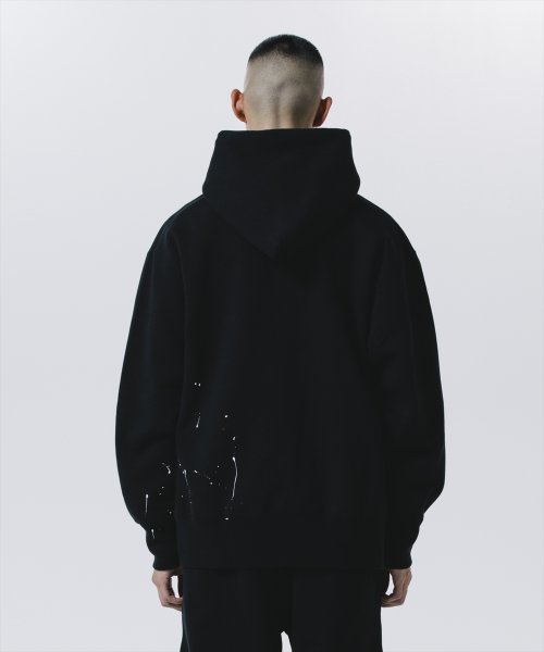 他の写真3: ROTTWEILER/RW PAINTED PARKA（BLACK）［ペイント加工パーカー-24秋冬］