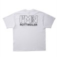 画像2: ROTTWEILER/WALKING DOG TEE（WHITE）［プリントT-24秋冬］ (2)