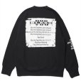 画像2: ROTTWEILER/GRAFFITI SWEATER（CHARCOAL）［クルーネックスウェット-24秋冬］ (2)