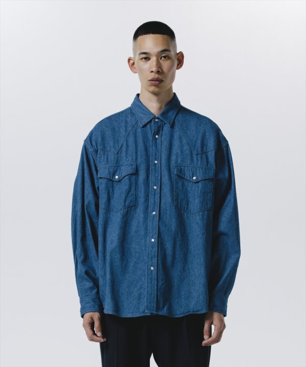 画像4: ROTTWEILER/R9 DENIM SHIRT（INDIGO）［デニムシャツ-24秋冬］