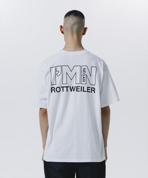 他の写真3: ROTTWEILER/WALKING DOG TEE（WHITE）［プリントT-24秋冬］