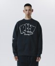 画像7: ROTTWEILER/GRAFFITI SWEATER（CHARCOAL）［クルーネックスウェット-24秋冬］