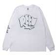 画像1: ROTTWEILER/GRAFFITI LS TEE（WHITE）［プリント長袖T-24秋冬］ (1)