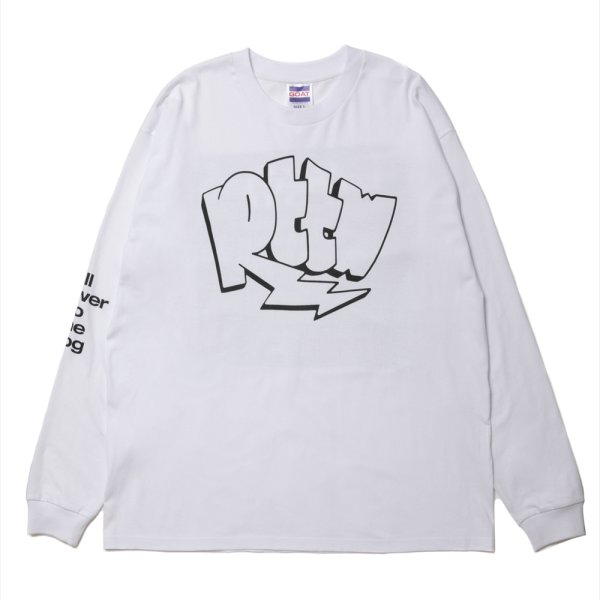 画像1: ROTTWEILER/GRAFFITI LS TEE（WHITE）［プリント長袖T-24秋冬］