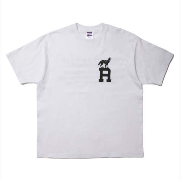 画像1: ROTTWEILER/DOG LOGO TEE（WHITE）［プリントT-24秋冬］