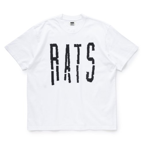 他の写真1: RATS/BLOKEN TEE（WHITE）［プリントT-24春夏］