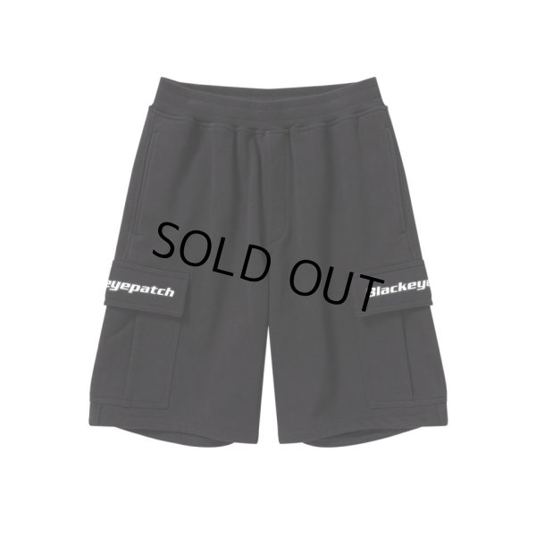 画像1: BlackEyePatch/TACTICAL LOGO CARGO SWEAT SHORTS（BLACK）