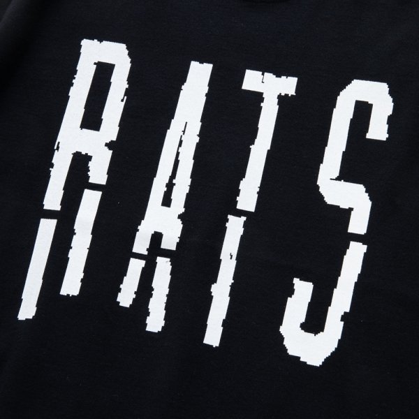 画像4: RATS/BLOKEN TEE（BLACK）［プリントT-24春夏］