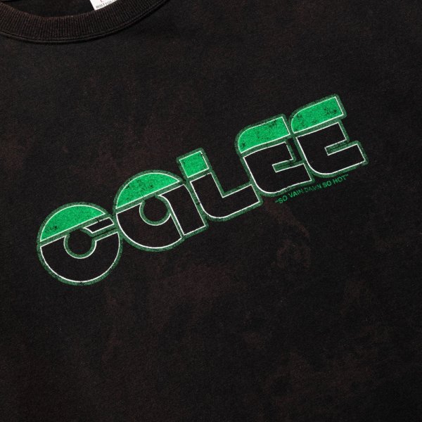 画像3: CALEE/CALEE LOGO POWDER BLEACH DROP SHOULDER S/S TEE（USED BLACK）［パウダーブリーチT-24春夏］