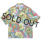 WACKO MARIA/TIM LEHI / HAWAIIAN SHIRT（BLUE）［ティムリーハイハワイアンシャツ-24春夏］