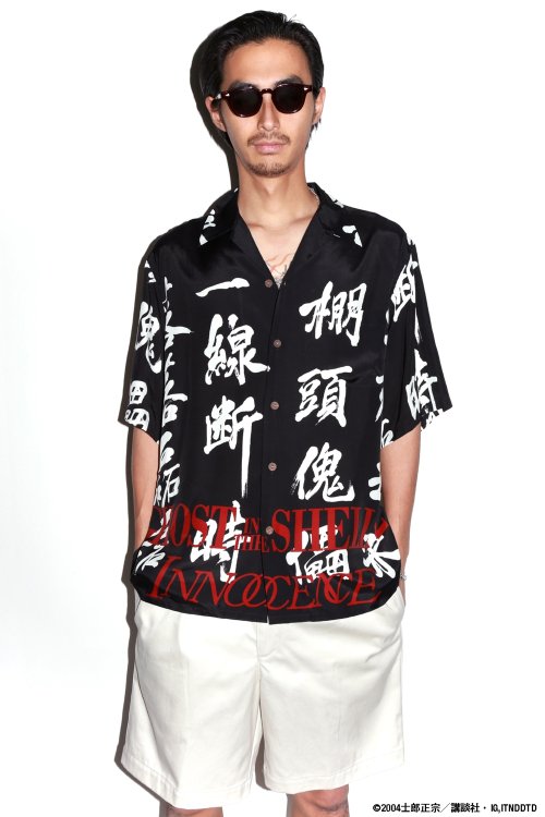 他の写真2: WACKO MARIA/GHOST IN THE SHELL 2 INNOCENCE / 攻殻機動隊 / HAWAIIAN SHIRT（BLACK）［ハワイアンシャツ-24春夏］