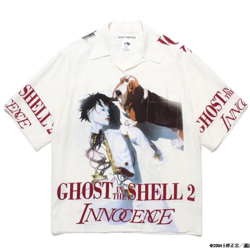 他の写真1: WACKO MARIA/GHOST IN THE SHELL 2 INNOCENCE / 攻殻機動隊 / HAWAIIAN SHIRT（WHITE）［ハワイアンシャツ-24春夏］