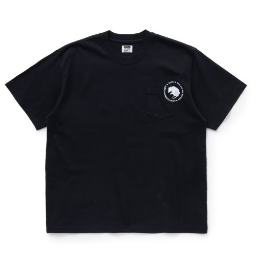 他の写真1: RATS/CIRCLE POCKET TEE（BLACK）［プリントポケT-24春夏］