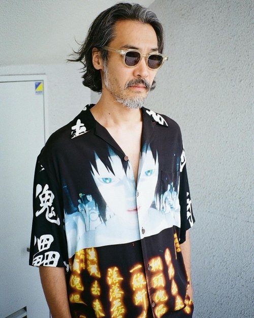 他の写真2: WACKO MARIA/GHOST IN THE SHELL 2 INNOCENCE / 攻殻機動隊 / HAWAIIAN SHIRT（BLACK）［ハワイアンシャツ-24春夏］