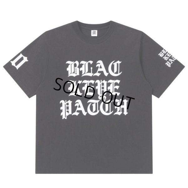 画像1: BlackEyePatch/HEAVY BLACKLETTERS TEE（BLACK）