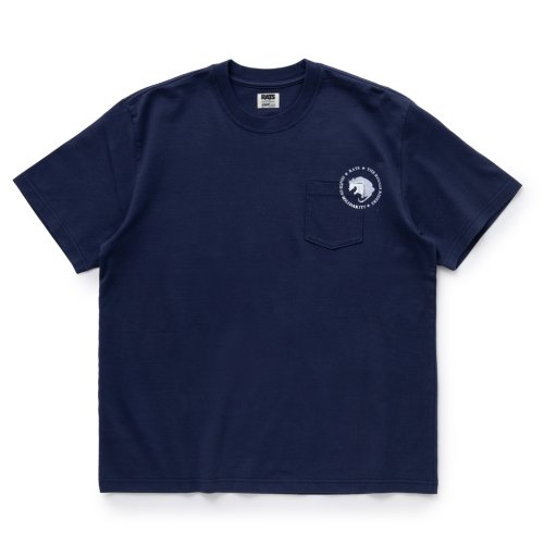 他の写真1: RATS/CIRCLE POCKET TEE（NAVY）［プリントポケT-24春夏］