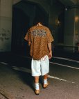 画像4: BlackEyePatch/OG LABEL LEOPARD PATTERNED BASEBALL SHIRT（MULTI） (4)