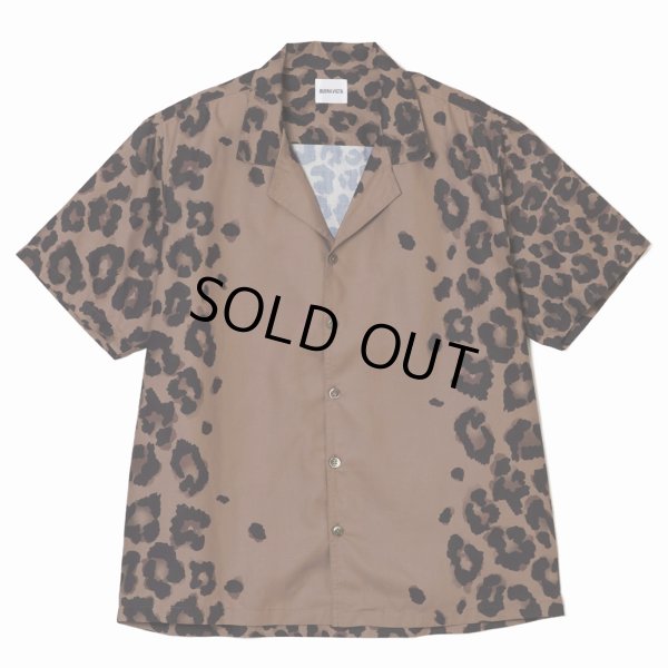 画像1: BUENA VISTA/Leopard bowling shirt（BEIGE）［レオパードボーリングシャツ-24春夏］