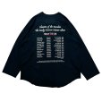 画像1: DAIRIKU/"Tour" Raglan Tee（Black）［ラグランT-24秋冬］ (1)