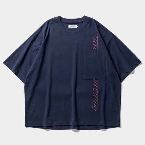 他の写真1: TIGHTBOOTH/STRAIGHT UP T-SHIRT（Navy）［プリントポケT-24夏］