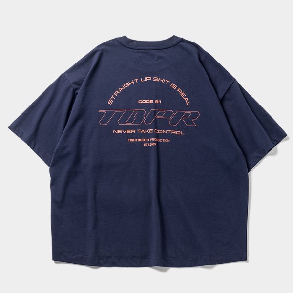 画像2: TIGHTBOOTH/STRAIGHT UP T-SHIRT（Navy）［プリントポケT-24夏］