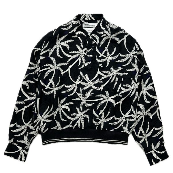 画像1: DAIRIKU/Jungle L-S Rib Shirt（Black）［ジャングルリブシャツ-24秋冬］