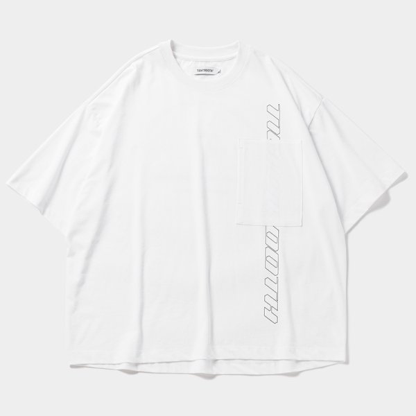 画像1: TIGHTBOOTH/STRAIGHT UP T-SHIRT（White）［プリントポケT-24夏］