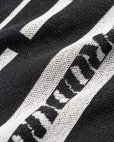 画像4: TIGHTBOOTH/STRIPE KNIT OPEN POLO（Black）［ニットオープンポロ-24夏］