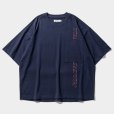 画像1: TIGHTBOOTH/STRAIGHT UP T-SHIRT（Navy）［プリントポケT-24夏］ (1)