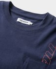 画像3: TIGHTBOOTH/STRAIGHT UP T-SHIRT（Navy）［プリントポケT-24夏］