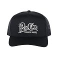 画像1: PORKCHOP/SQUARE LOGO CAP（BLACK）［メッシュキャップ-24春夏］ (1)