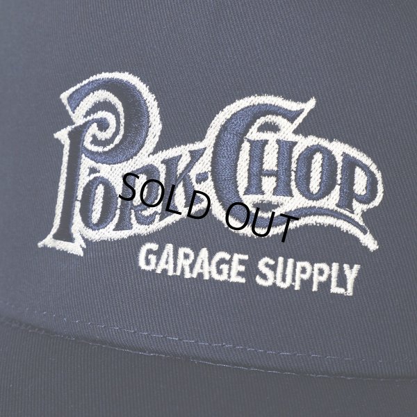 画像3: PORKCHOP/SQUARE LOGO CAP（NAVY）［メッシュキャップ-24春夏］