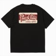 画像1: PORKCHOP/SQUARE LOGO TEE（BLACK）［プリントT-24春夏］ (1)