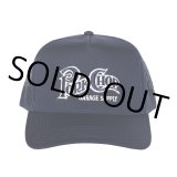 PORKCHOP/SQUARE LOGO CAP（NAVY）［メッシュキャップ-24春夏］