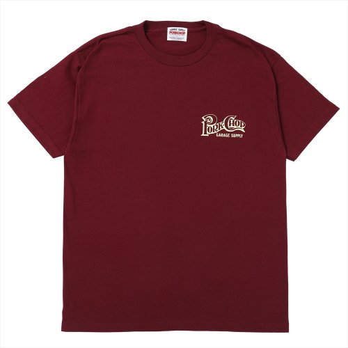 他の写真1: PORKCHOP/SQUARE LOGO TEE（BURGUNDY）［プリントT-24春夏］