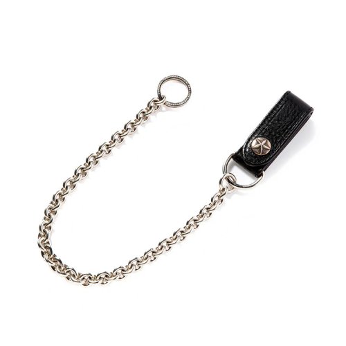 他の写真2: CALEE/SILVER STAR CONCHO LEATHER WALLET CHAIN（BLACK）［ウォレットチェーン-24春夏］