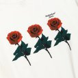 画像5: CALEE/DROP SHOULDER "INDIVIDUAL BASIS" ROSE LOGO TEE（各色）［ドロップショルダープリントT-24春夏］