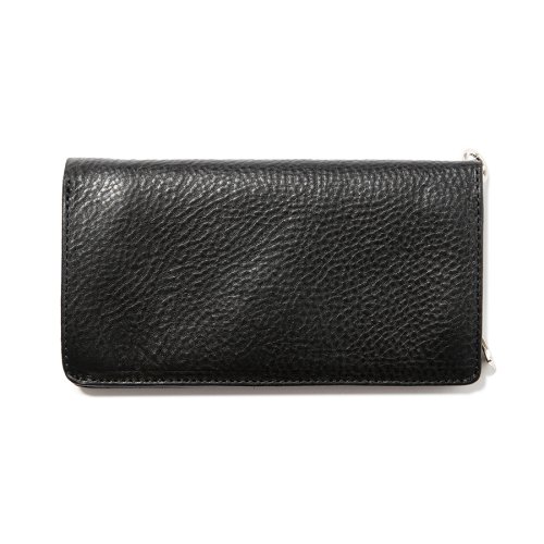 他の写真2: CALEE/SILVER STAR CONCHO LEATHER LONG WALLET（BLACK）［レザーロングウォレット-24春夏］