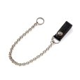 画像2: CALEE/SILVER STAR CONCHO LEATHER WALLET CHAIN（BLACK）［ウォレットチェーン-24春夏］ (2)