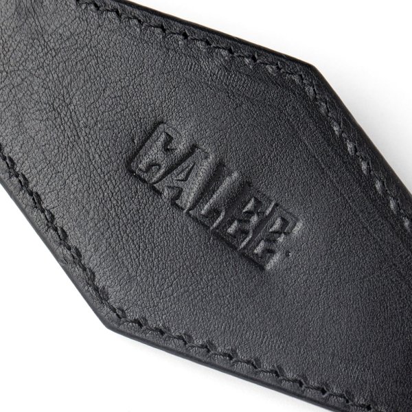 画像4: CALEE/SILVER STAR CONCHO LEATHER KEY RING ＜TYPE A＞（BLACK）［レザーキーリング-24春夏］